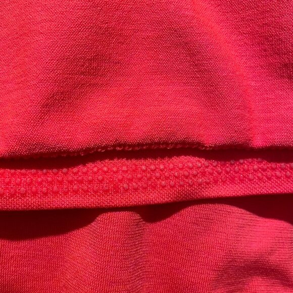 Athleta Fastest Track Ruched Racerback Tank Top Neon Orange, Size XL - Picture 6 of 6